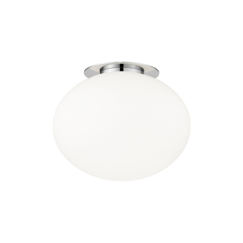 Matteo Lighting Mayu 1 Light Flush Mounts in Combination Finishes Model: X12111AGOP