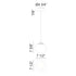 Matteo Lighting Melotte in Black Chandelier Model: C63601BKOP