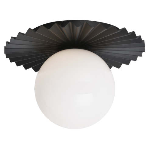 Matteo Lighting Modern Ruff 1 Light Flush Mounts in Gold Model: X83111MGOP