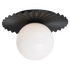 Matteo Lighting Modern Ruff 1 Light Flush Mounts in Gold Model: X83111MGOP