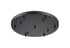 Matteo Lighting Multi Ceiling Canopy (Line Voltage) in Black Canopy Model: CP0107BK