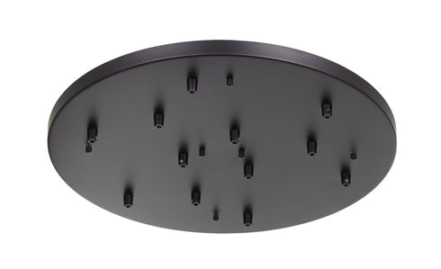 Matteo Lighting Multi Ceiling Canopy (Line Voltage) in Black Canopy Model: CP0112BK