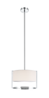 Matteo Lighting Nagashi 2 Light Pendant in Chrome Model: C67602CHWH