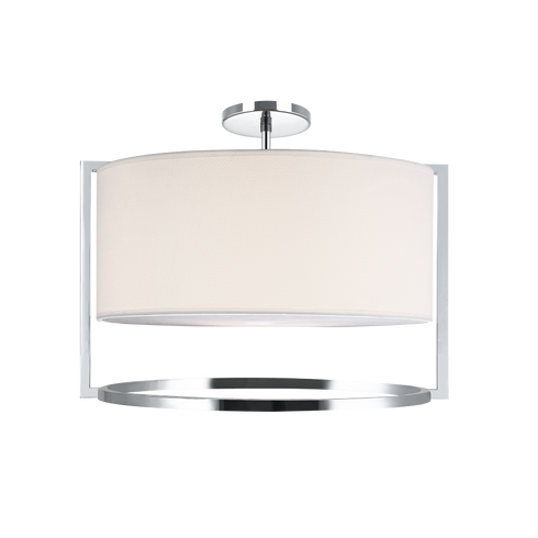 Matteo Lighting Nagashi 3 Light Ceiling Mount in Chrome Model: X67603CHWH