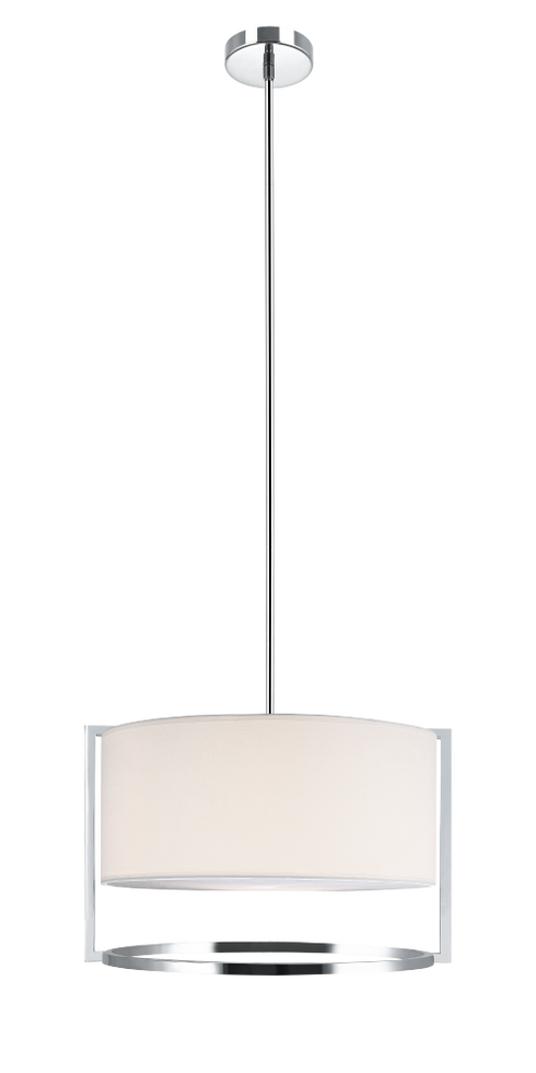 Matteo Lighting Nagashi 3 Light Pendant in Chrome Model: C67603CHWH