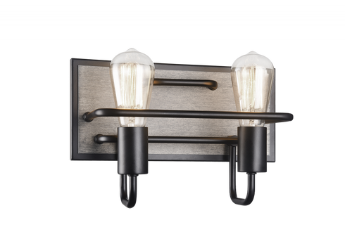 Matteo Lighting Napa 2 Light Wall Sconce in Brown Model: S06202WD