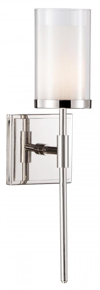 Matteo Lighting Nolan Wall Sconce 1 Light Wall Sconce in Chrome Model: W42601CH
