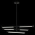 Matteo Lighting Novelle 3 Light Pendants in Black Model: C31490MB