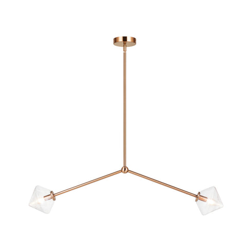 Matteo Lighting Novo in Aged Gold Brass Pendant Model: C81742AGCL