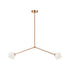 Matteo Lighting Novo in Aged Gold Brass Pendant Model: C81742AGCL