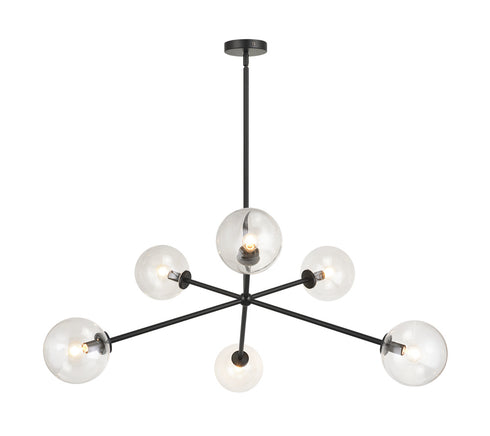 Matteo Lighting Novo in Black Pendant Model: C81706BKCL