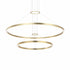 Matteo Lighting O'Hara 2 Light Chandelier in Gold Model: C30864BG