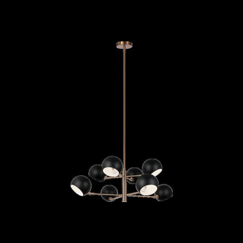 Matteo Lighting Orb in Matte Black Pendant Model: C31708MBAG