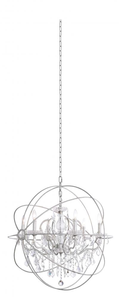 Matteo Lighting Orva Chandeliers 6 Light Chandelier in Bronze Model: C43306BZ