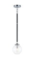 Matteo Lighting Particles in Aged Gold Brass Pendant Model: C58201AGCL