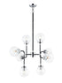 Matteo Lighting Particles in Aged Gold Brass Pendant Model: C58208AGCL