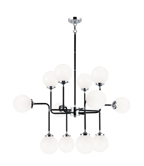Matteo Lighting Particles in Aged Gold Brass Pendant Model: C58212AGCL