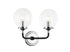 Matteo Lighting Particles in Aged Gold Brass Wall Sconce Model: W58202AGOP