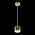 Matteo Lighting Refrax in Aged Gold Brass Pendant Model: C37401AGAG