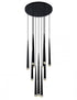 Matteo Lighting Renaie 12 Light Pendant in Black Model: C62712MB
