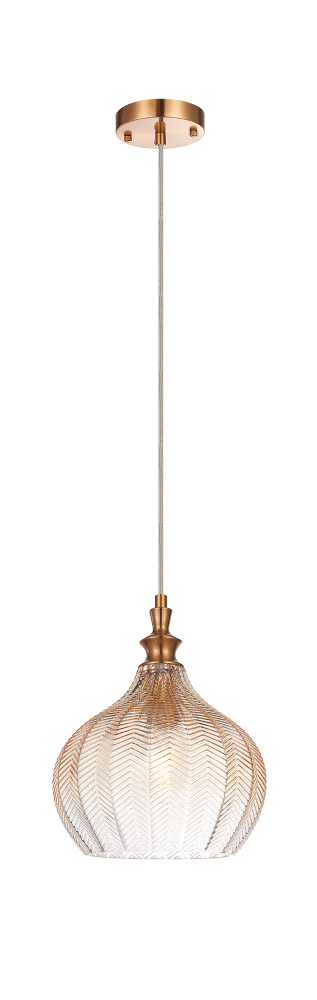 Matteo Lighting Renity 1 Light Pendant in Combination Finishes Model: C80102AG