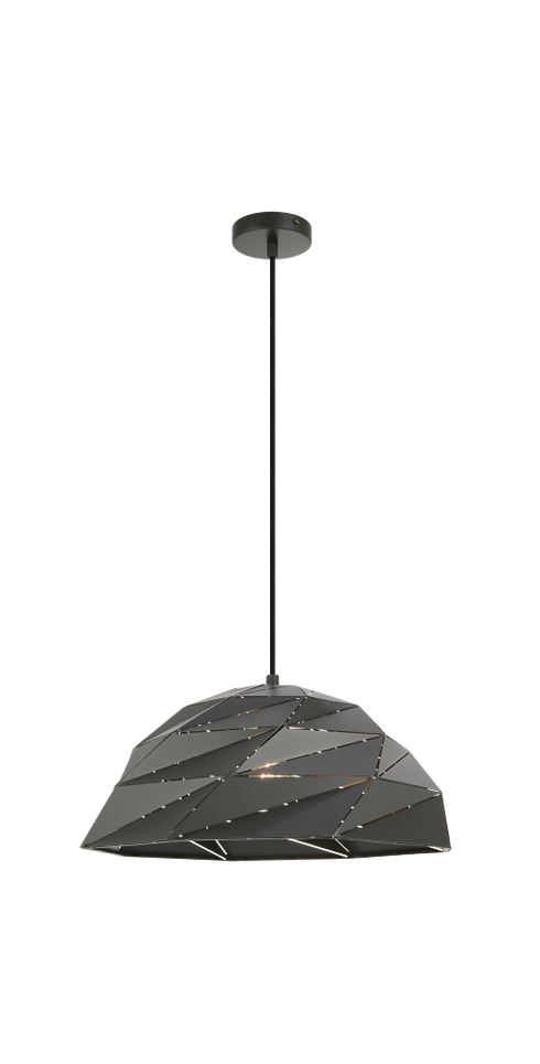 Matteo Lighting Riku 1 Light Pendant in White Model: C72711WH