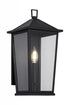 Matteo Lighting Rindlen 2 Light Wall Sconce in Black Model: S15530MB