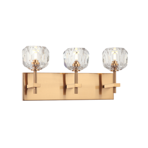 Matteo Lighting Rosa 3 Light Wall Sconce in Chrome Model: W61403CH