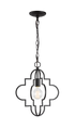 Matteo Lighting Scepter 1 Light Pendant in Bronze Model: C56801BZ
