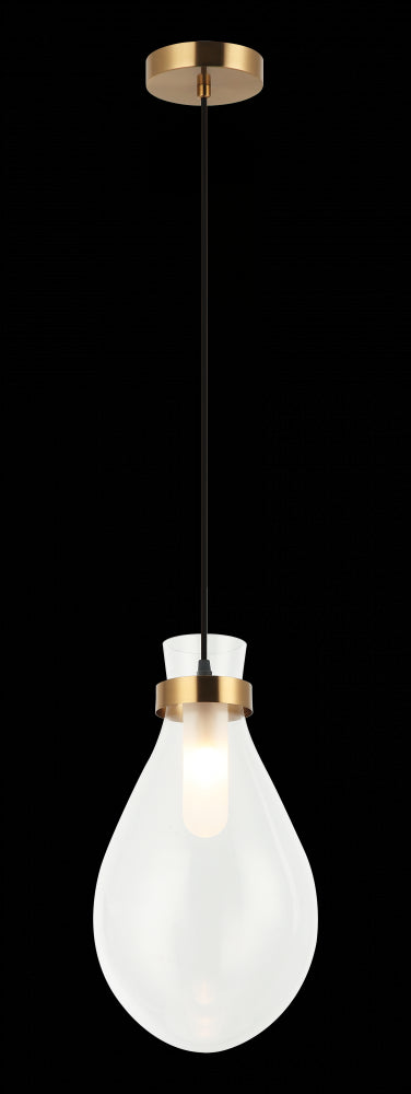 Matteo Lighting Seranna 1 Light Pendants in Combination Finishes Model: C31911AG