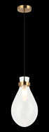 Matteo Lighting Seranna 1 Light Pendants in Combination Finishes Model: C31911AG