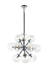 Matteo Lighting Soleil in Aged Gold Brass Chandelier Model: C62812AGCL