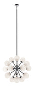 Matteo Lighting Soleil in Aged Gold Brass Chandelier Model: C62818AGOP