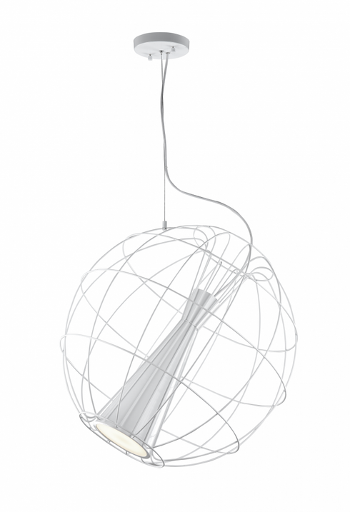 Matteo Lighting Spotlight 1 Light Pendant in Black Model: C62603MB