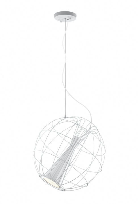 Matteo Lighting Spotlight 1 Light Pendant in White Model: C62601WH