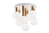 Matteo Lighting Stellar in Aged Gold Brass Ceiling Mount Model: X75307AGCL