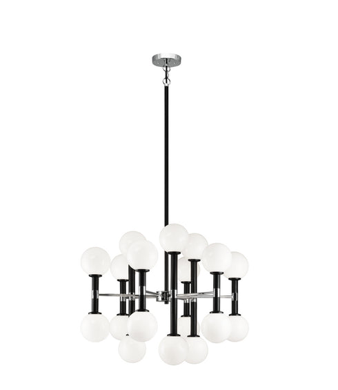 Matteo Lighting Stellar in Black Chandelier Model: C75318BKCL
