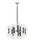 Matteo Lighting Stellar in Black Chandelier Model: C75318BKCL