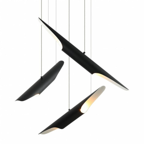 Matteo Lighting Stylus 6 Light Chandelier in Chrome Model: C32416CH