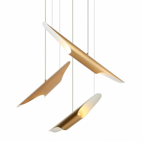 Matteo Lighting Stylus 6 Light Chandelier in Chrome Model: C32416CH