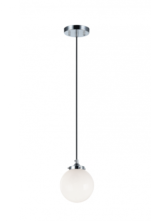 Matteo Lighting The Bougie 1 Light Pendant in Chrome Model: C63001CHOP