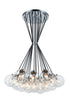 Matteo Lighting The Bougie in Aged Gold Brass Chandelier Model: C63019AGCL