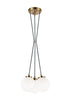 Matteo Lighting The Bougie in Aged Gold Brass Pendant Model: C63003AGOP