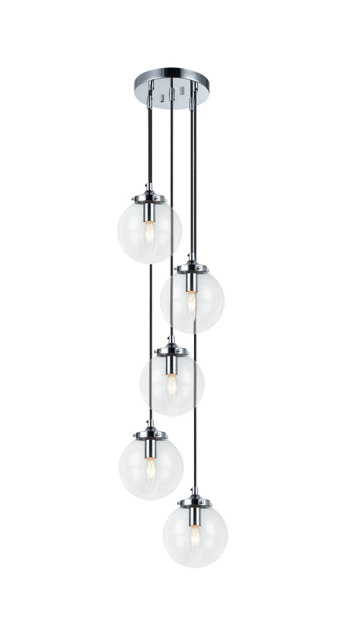 Matteo Lighting The Bougie in Aged Gold Brass Pendant Model: C63005AGCL