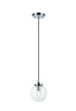 Matteo Lighting The Bougie in Chrome Pendant Model: C63001CHCL