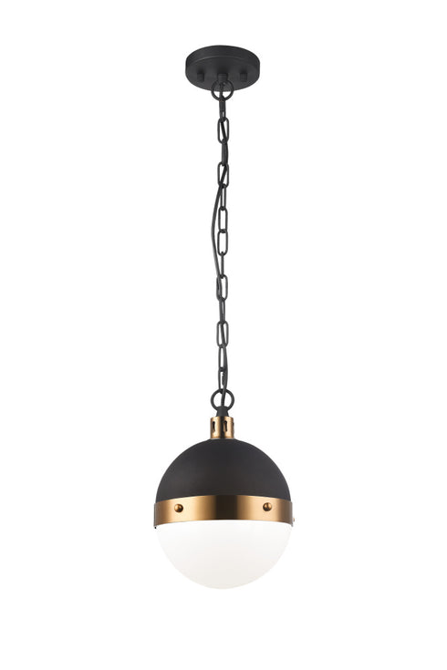 Matteo Lighting Torino in Aged Gold Brass Pendant Model: C61801AGCL