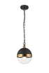 Matteo Lighting Torino in Aged Gold Brass Pendant Model: C61801AGCL