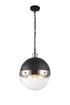 Matteo Lighting Torino in Aged Gold Brass Pendant Model: C61803AGCL