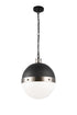 Matteo Lighting Torino in Aged Gold Brass Pendant Model: C61803AGCL