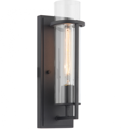 Matteo Lighting Tubulaire 1 Light Wall Sconce in Black Model: S03901MB